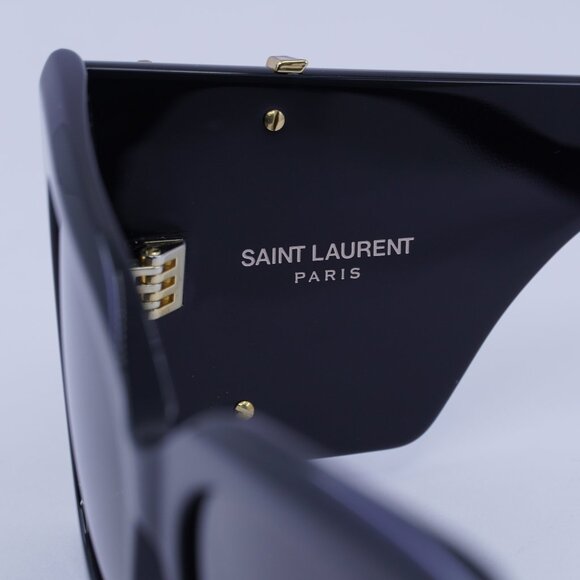 🕶️ New Saint Laurent SLM119 BLAZE 001 Sunglasses - Black Frame, Black Lenses